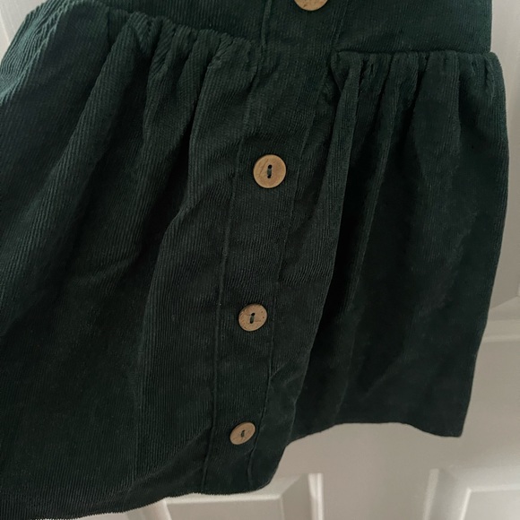 Bailey's Blossom Green pinafore toddler girl skirt. Size 4T - Picture 3 of 4